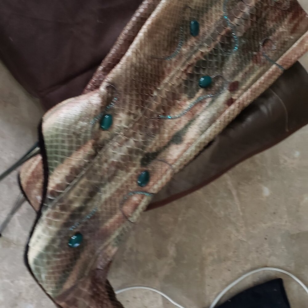 Sacco Python high heels boots - Picture 2 of 8